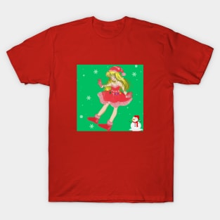 Santa Claus, Christmas girl T-Shirt